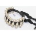 Bracelet 925 Sterling Silver Black Thread Handmade Traditional Women India C196